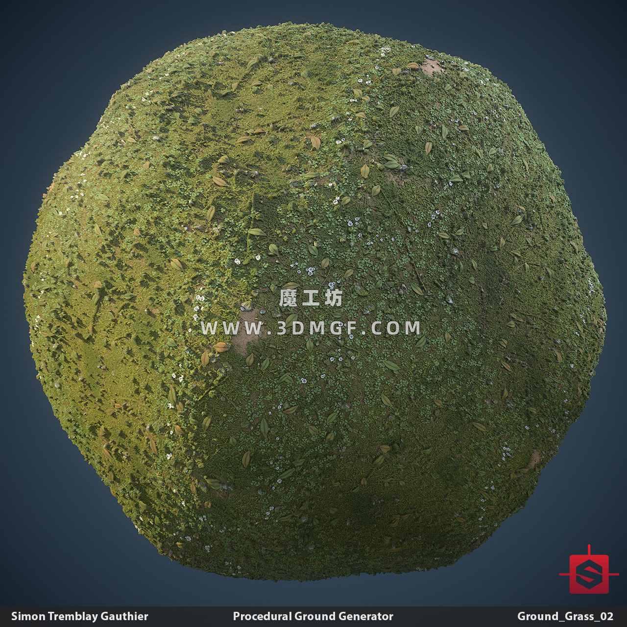 魔工坊-2K草地材质贴图纹理