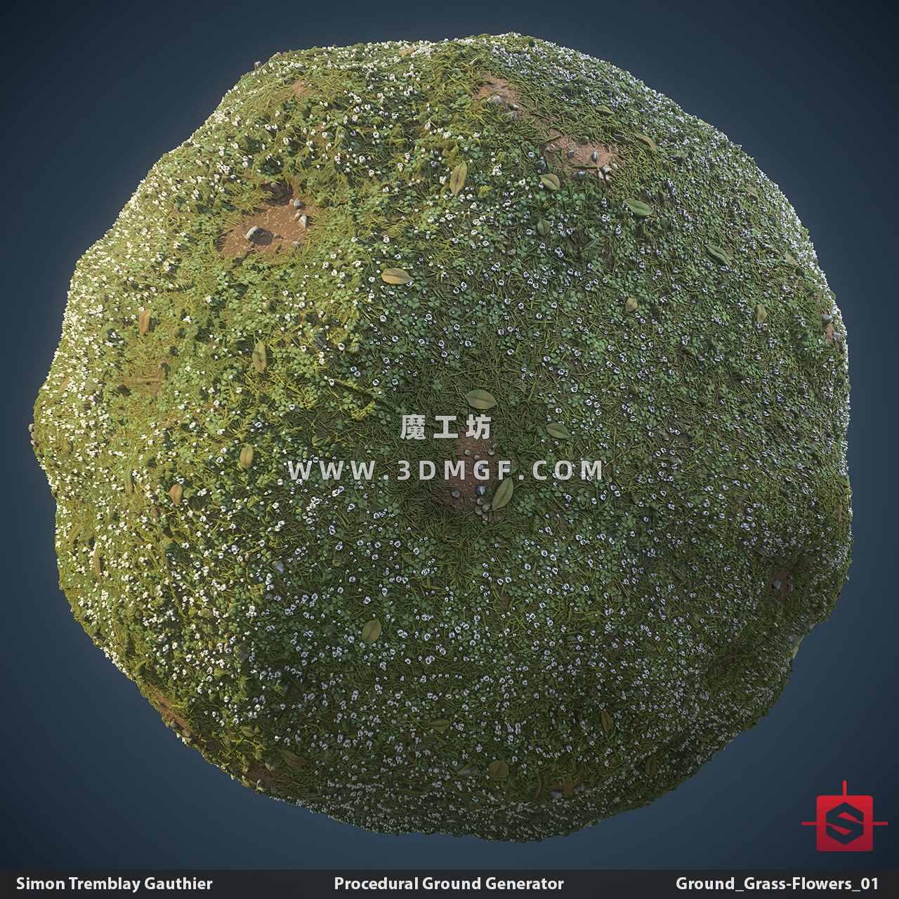 魔工坊-2K草地材质贴图纹理