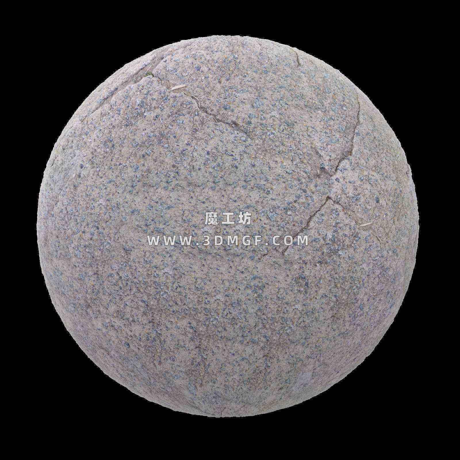 魔工坊-4K混凝土材质贴图纹理