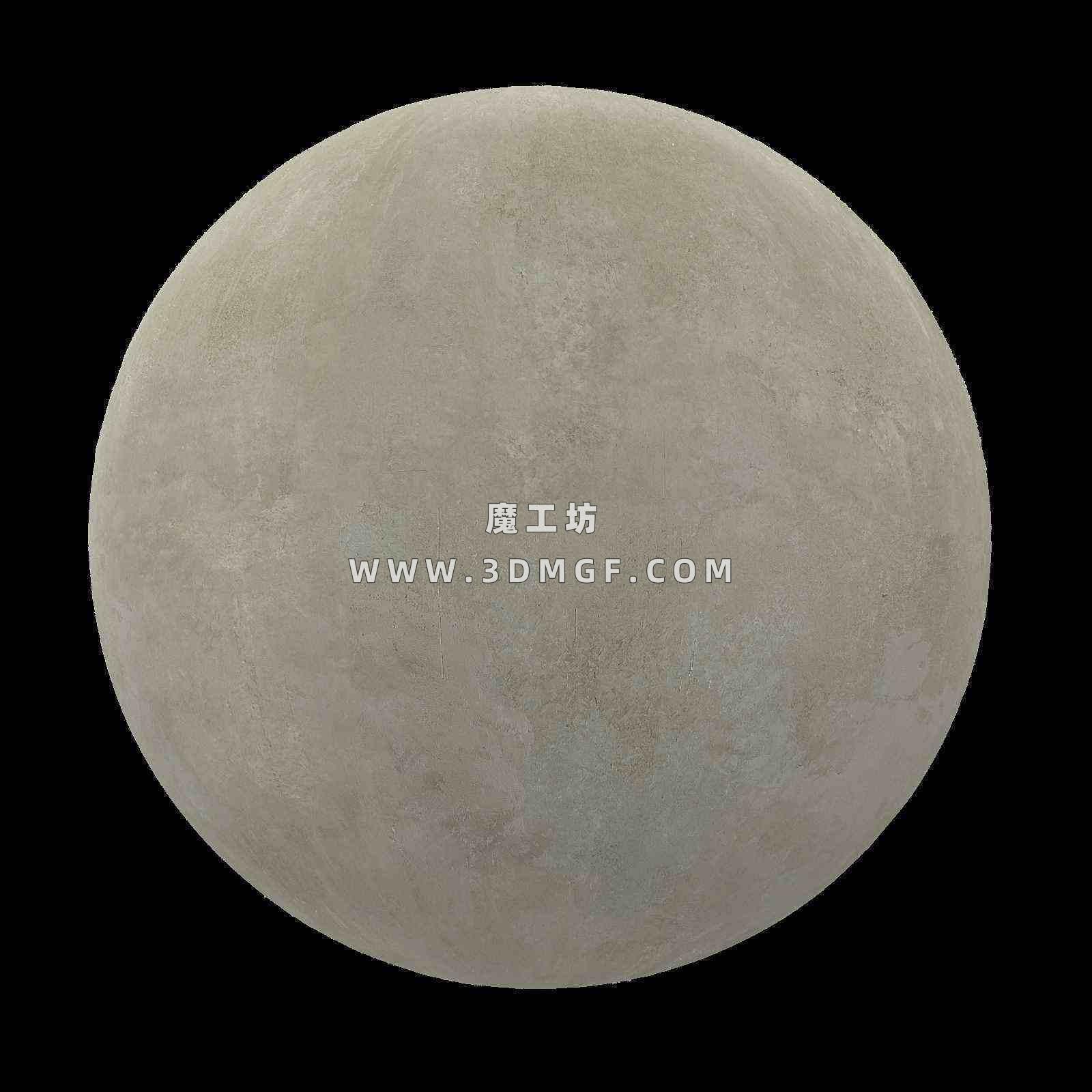 魔工坊-4K混凝土材质贴图纹理