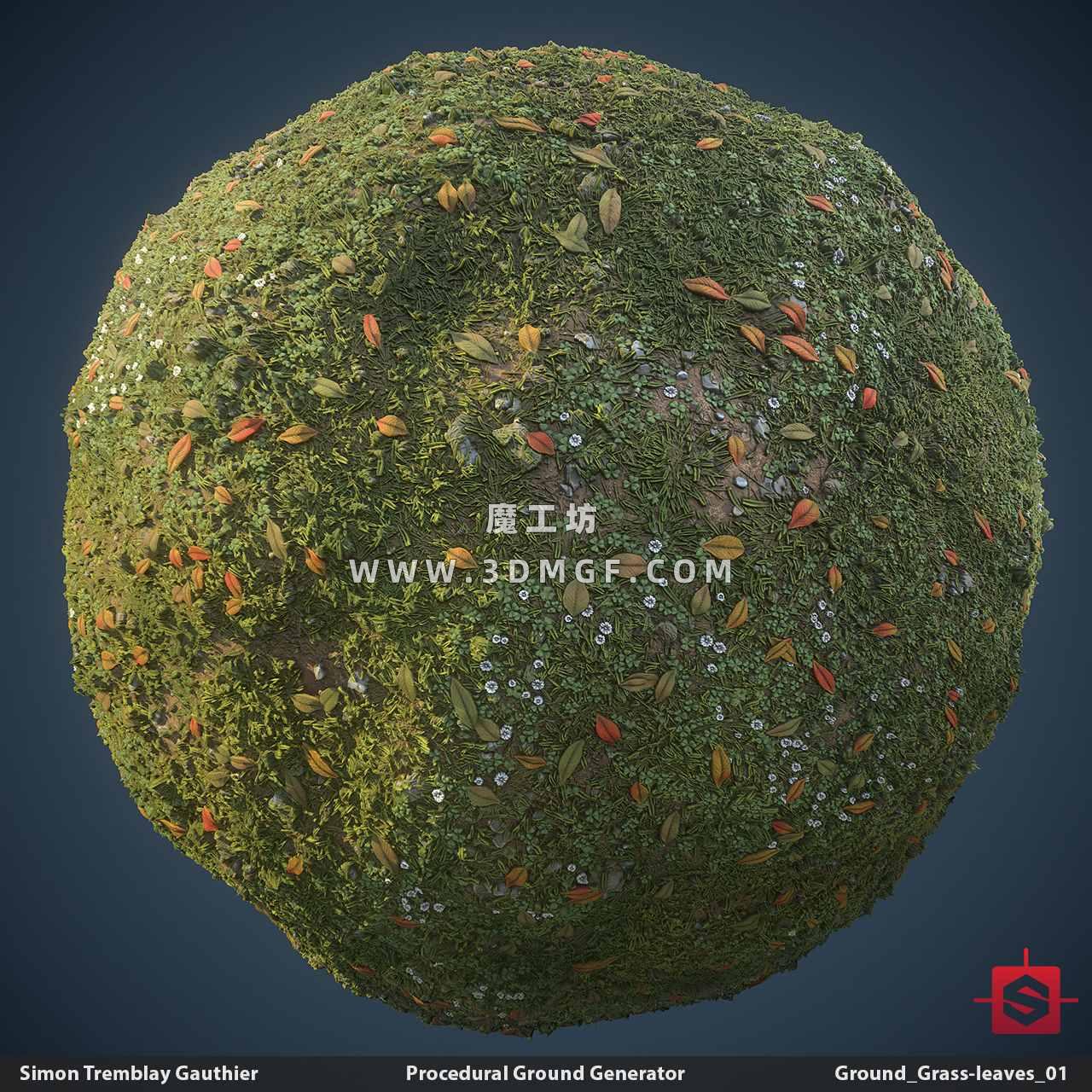 魔工坊-2K草地材质贴图纹理