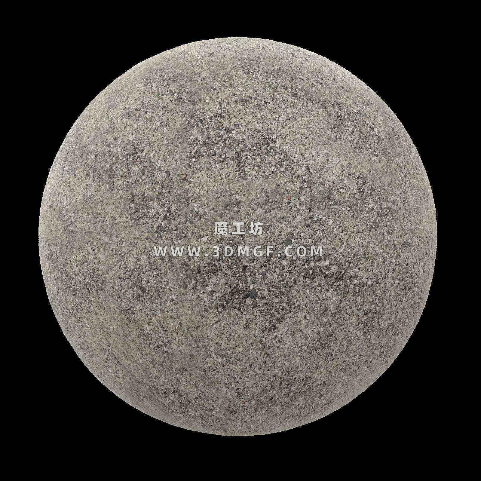魔工坊-4K混凝土材质贴图纹理