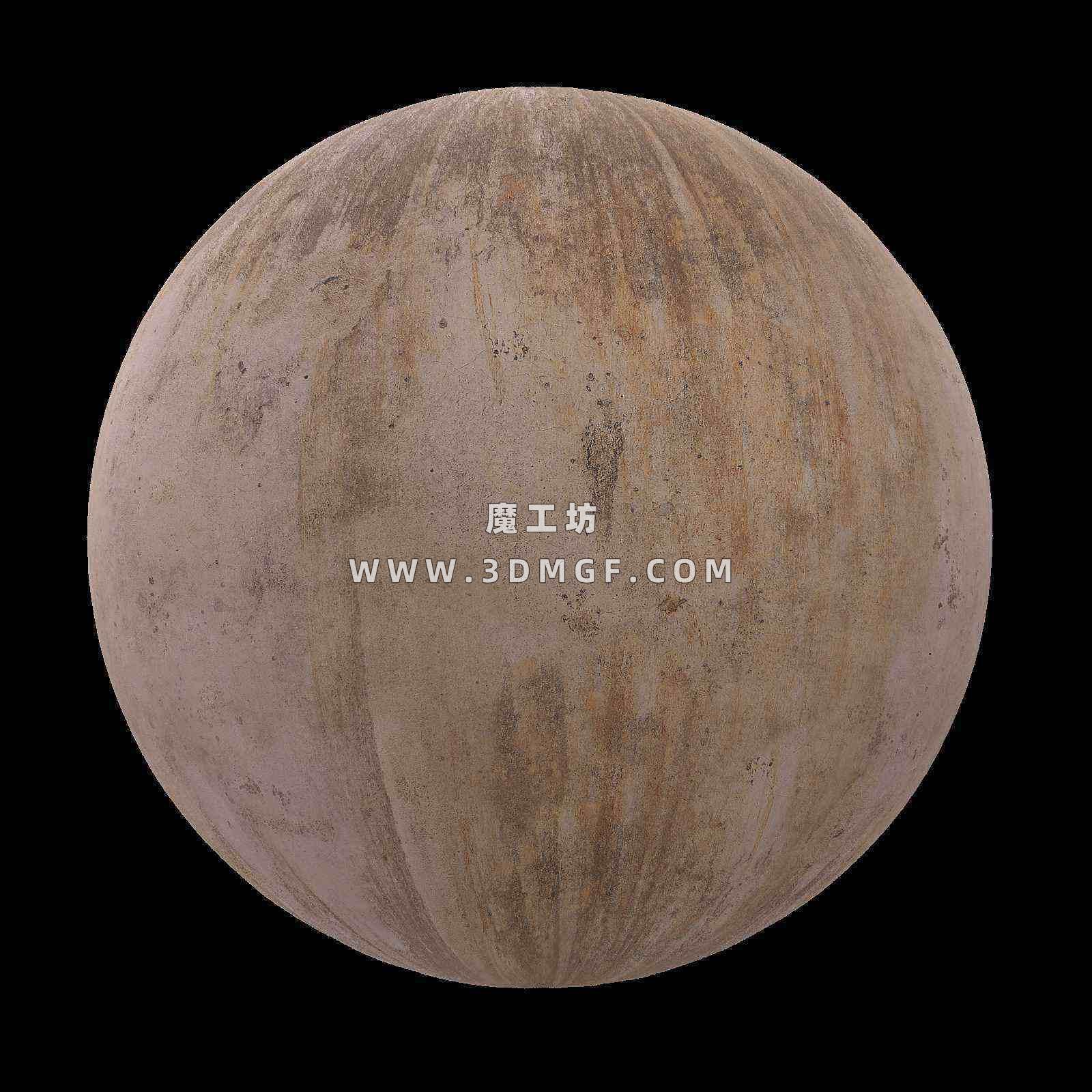 魔工坊-4K混凝土材质贴图纹理