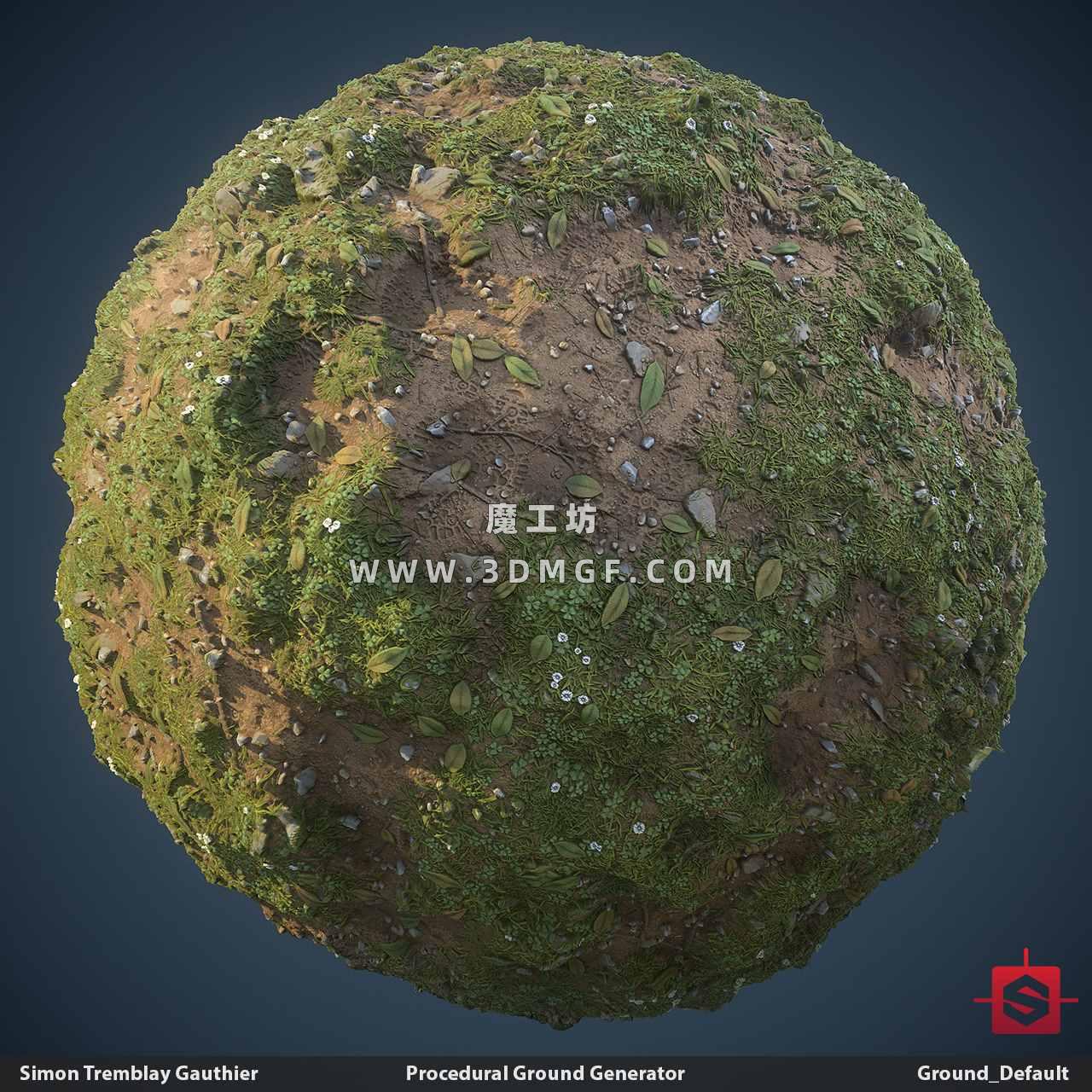 魔工坊-2K草地材质贴图纹理