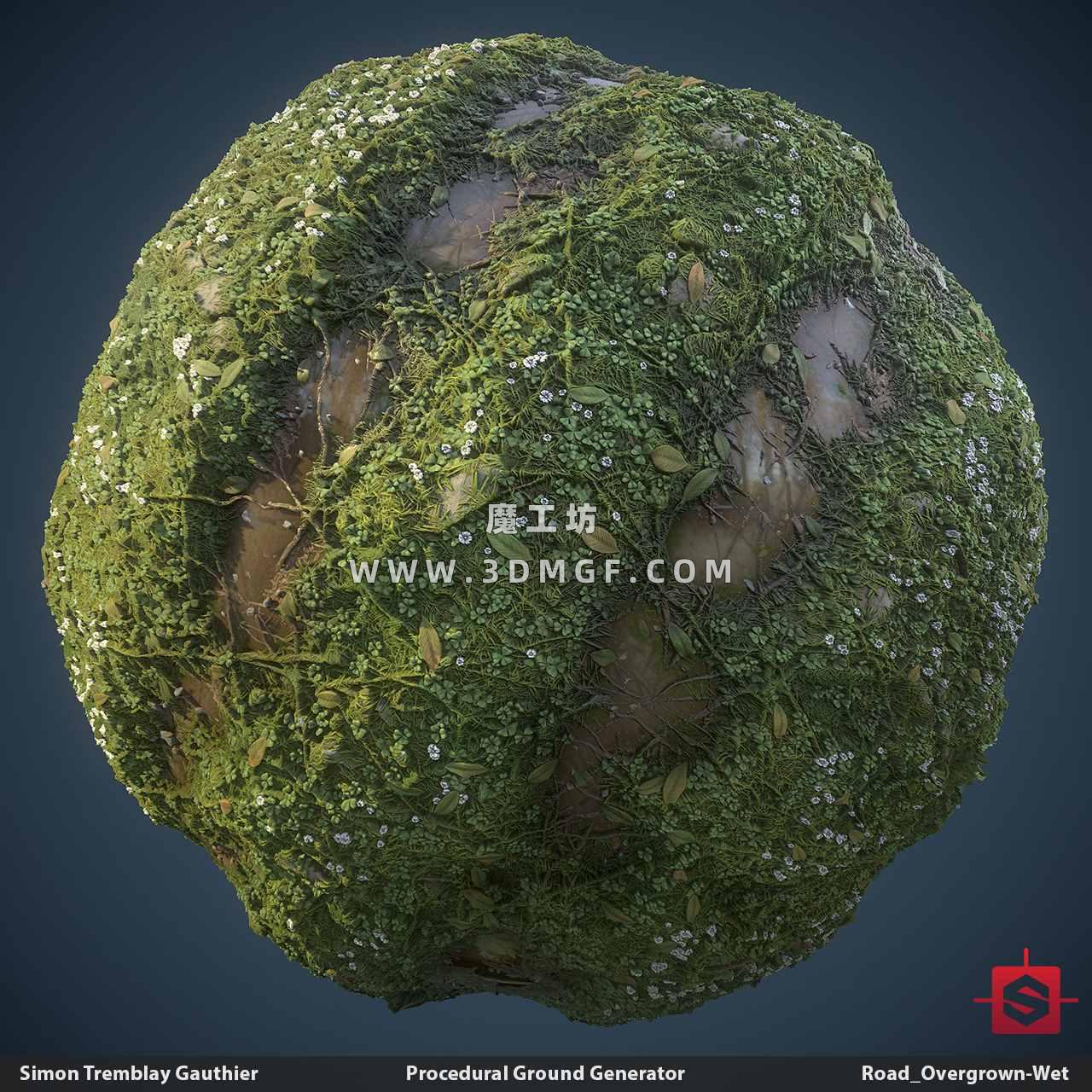 魔工坊-2K草地材质贴图纹理