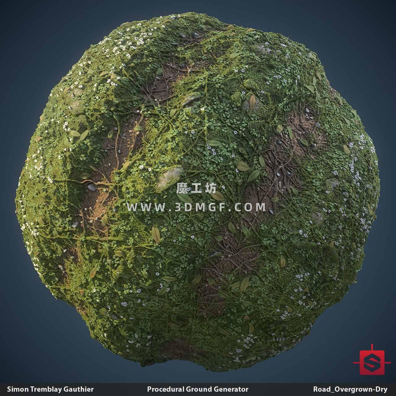 魔工坊-2K草地材质贴图纹理