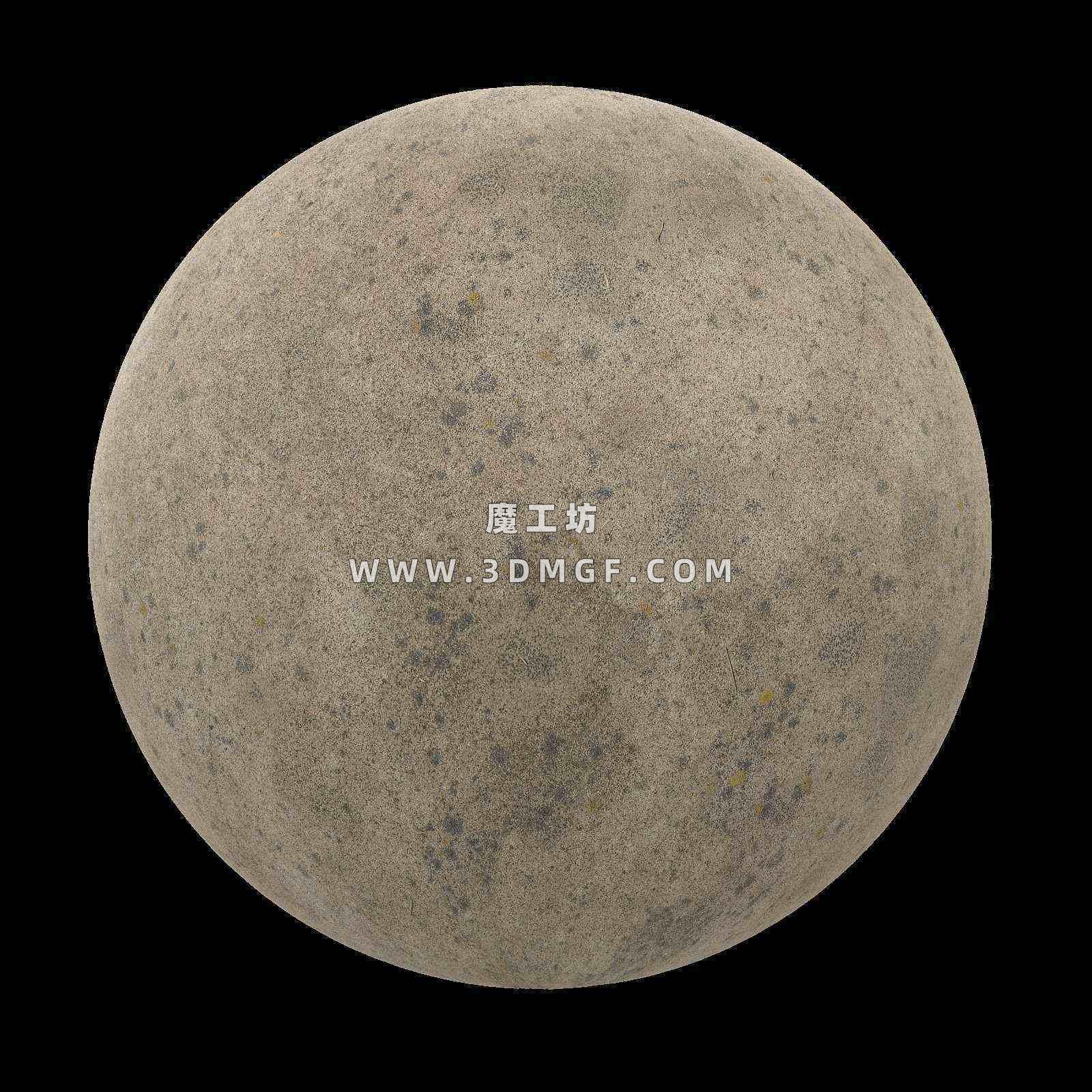 魔工坊-4K混凝土材质贴图纹理