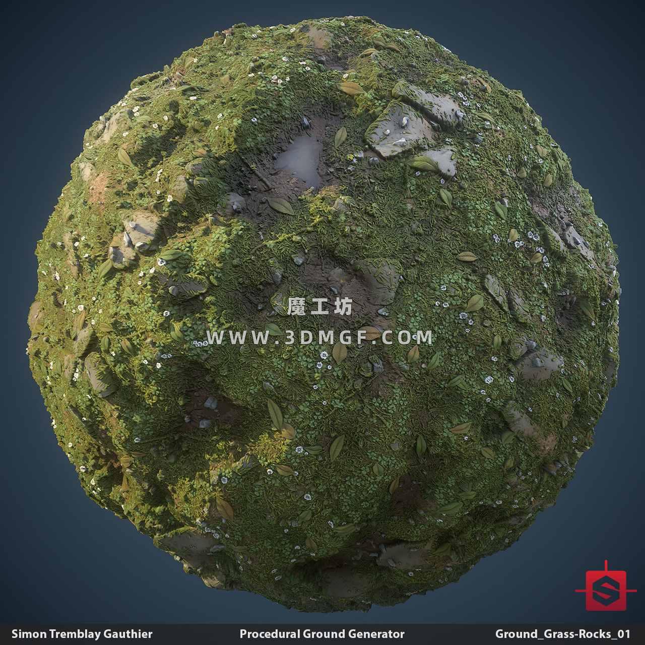 魔工坊-2K草地材质贴图纹理