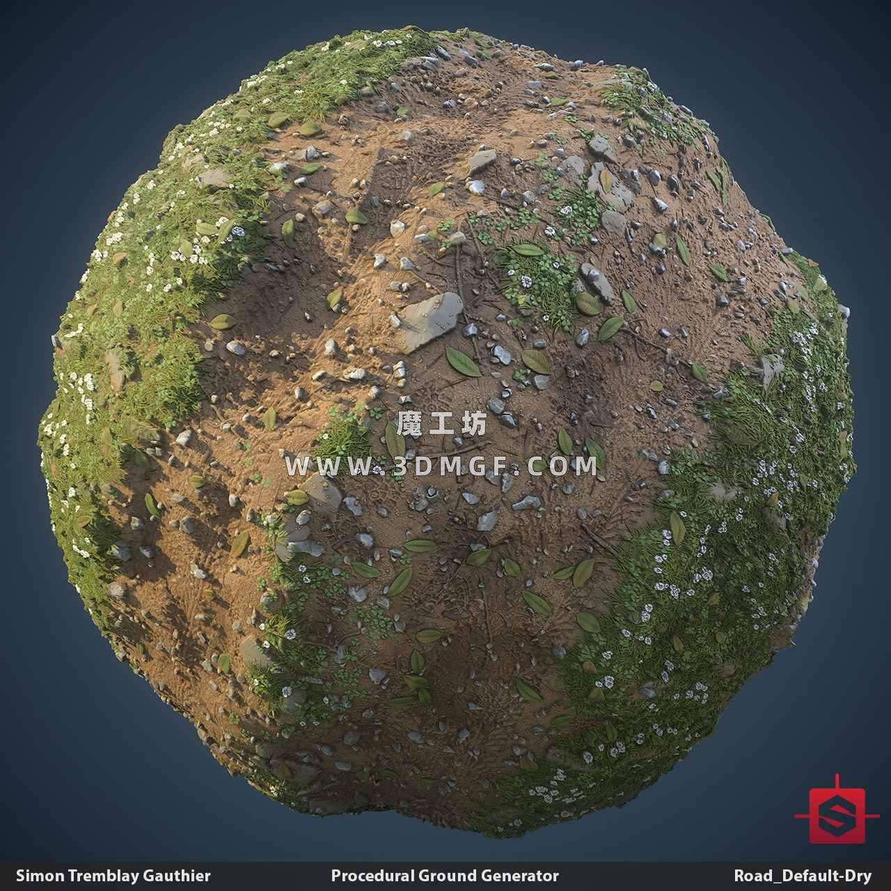 魔工坊-2K草地材质贴图纹理