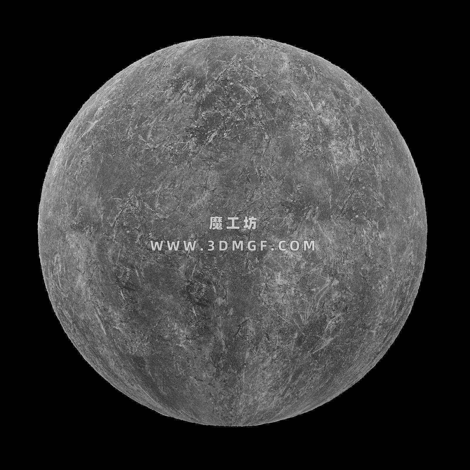 魔工坊-4K混凝土材质贴图纹理