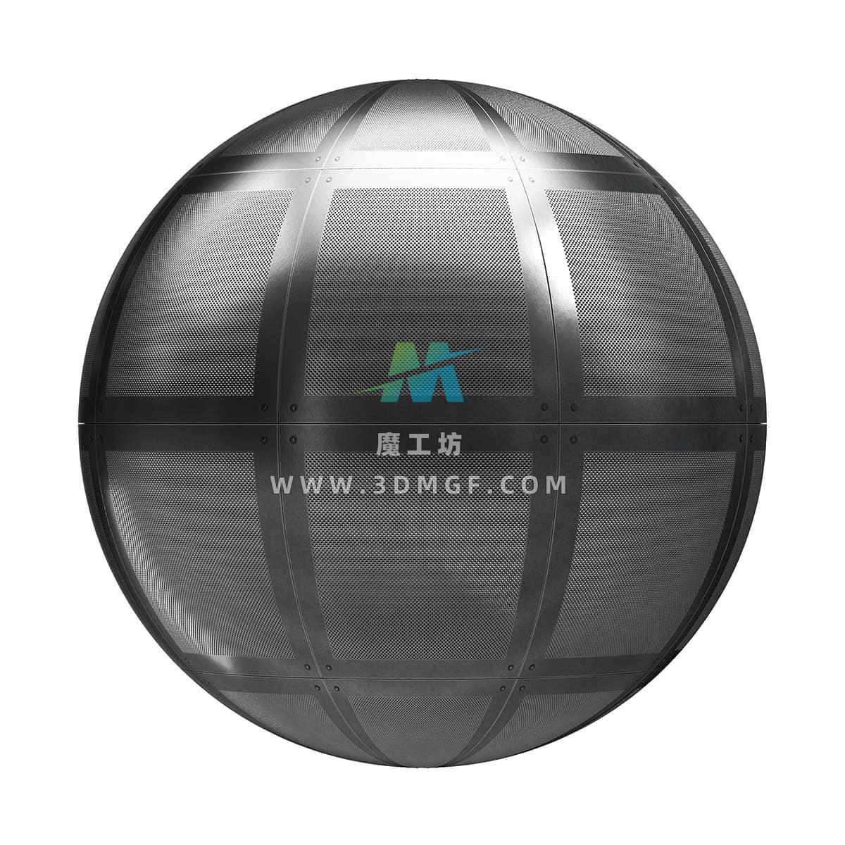 魔工坊-金属板材质纹理贴图