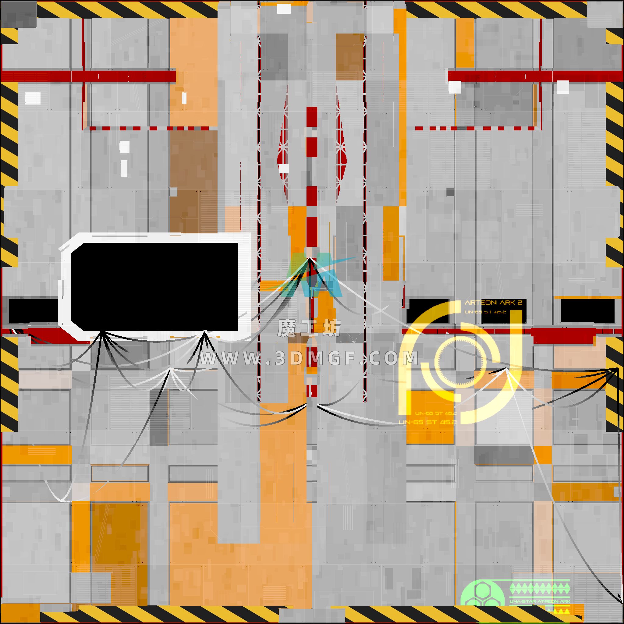 80 多种科幻风格的精细硬表面纹理材质