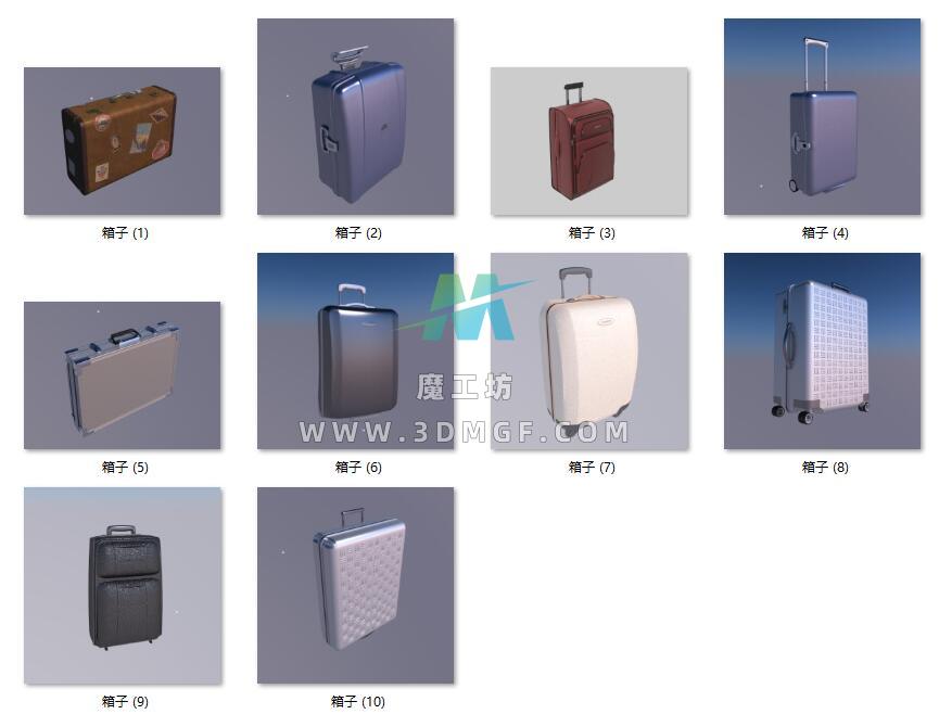 10个 行李旅行箱