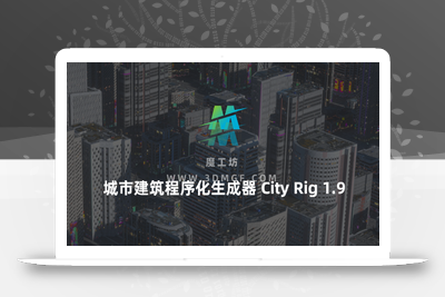 C4D城市建筑程序化生成器-C4d city Rig 1.9