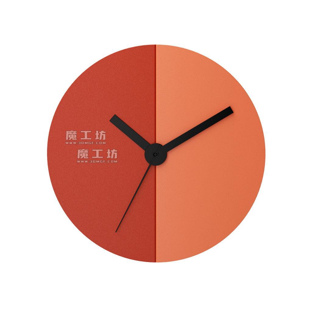 Time壁挂钢钟 by Tolix