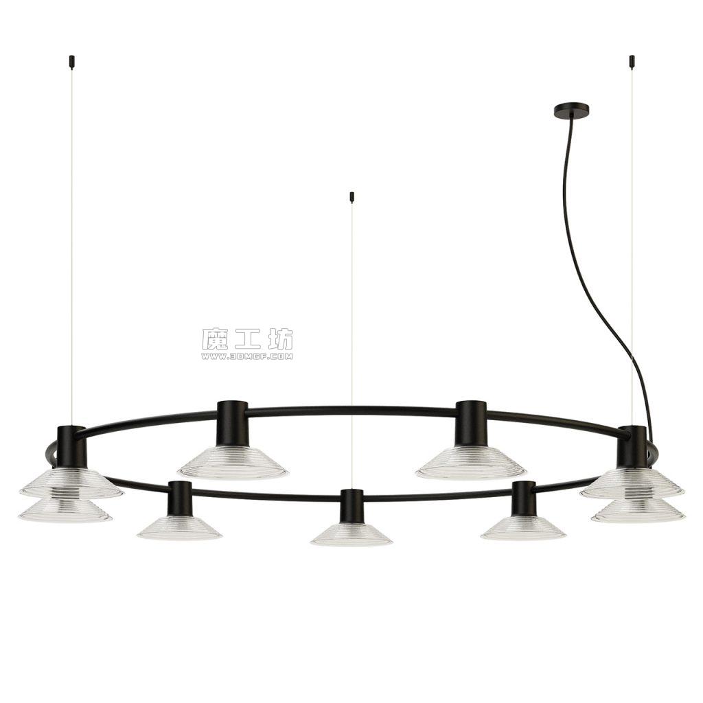 Compose Rail 圆形 灯 大 玻璃 Shade | Zero