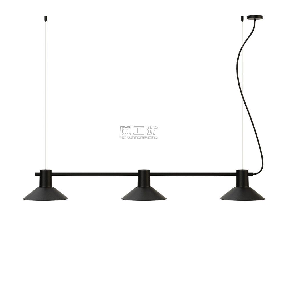Compose Rail 吊灯 大 金属 Shade | Zero