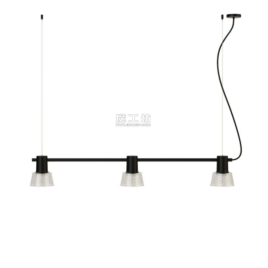 Compose Rail 吊灯 小 玻璃 Shade | Zero