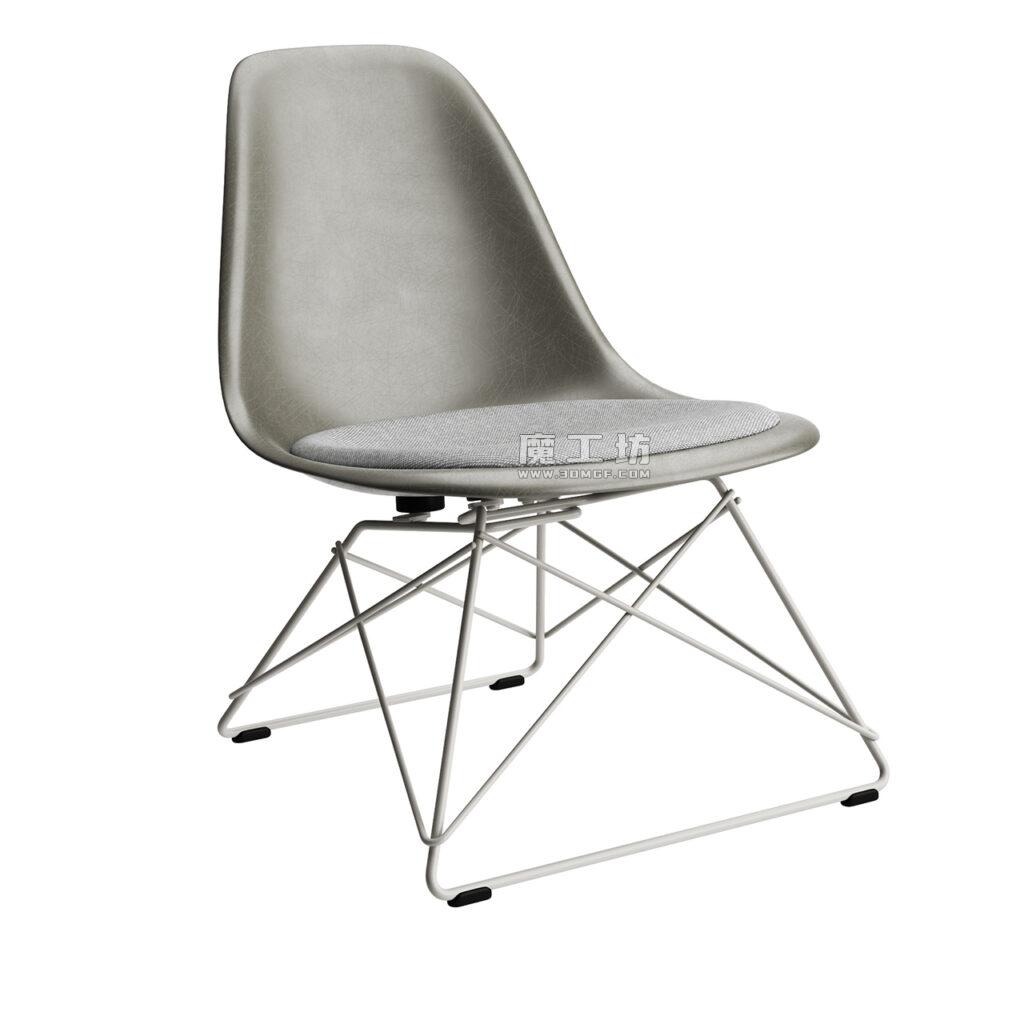 Vitra Eames Fiberglass Side 椅子 LSR Upholstery