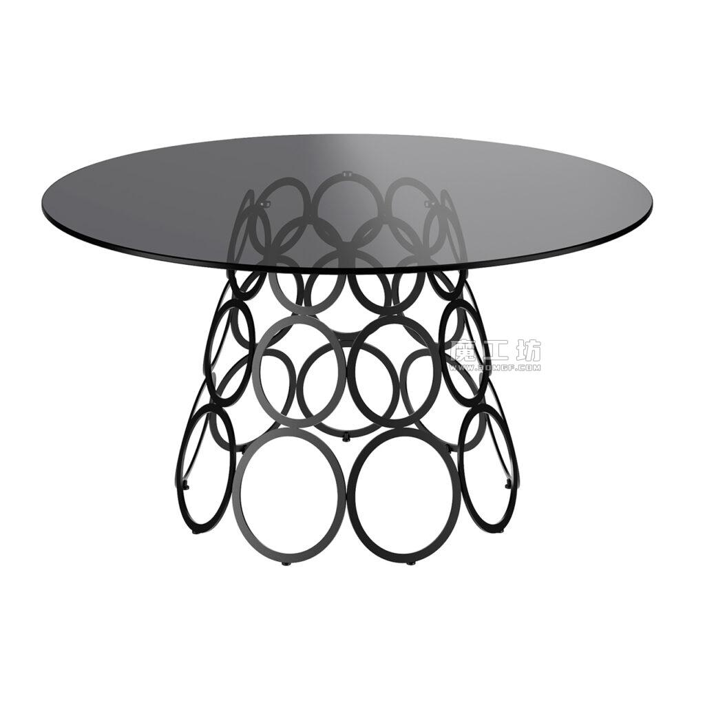 Bonaldo Hulahoop Round 餐桌