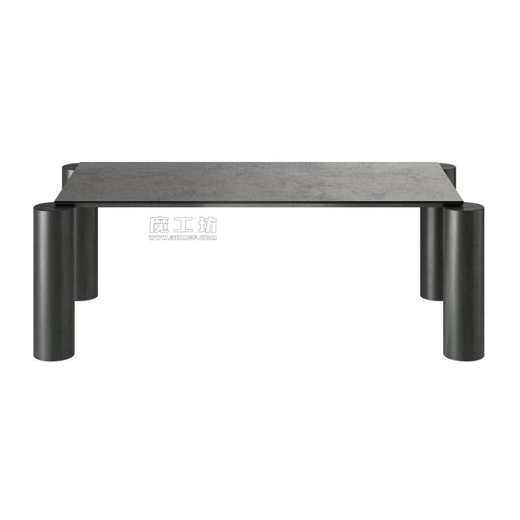 Palo Nero Laguna Rectangular 桌子