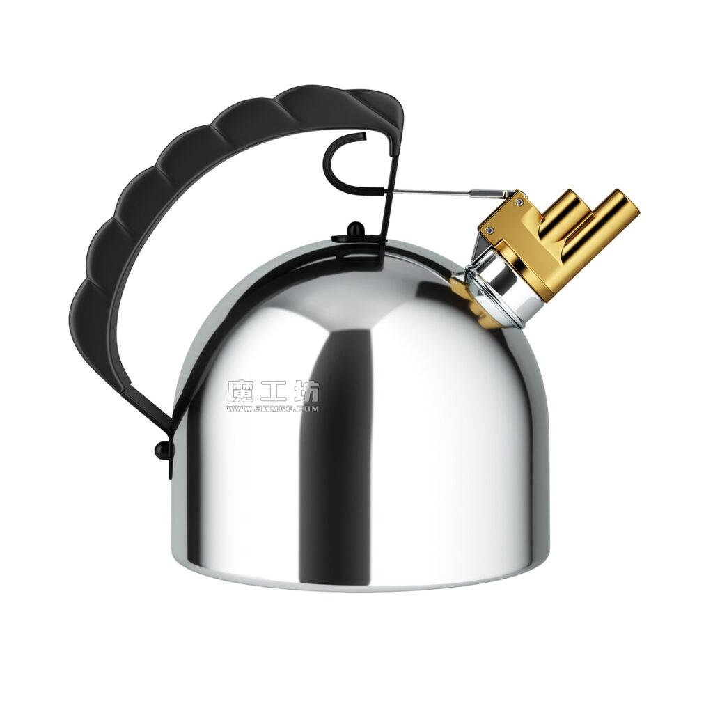 9091 Alessi Induction Kettle with Whistle