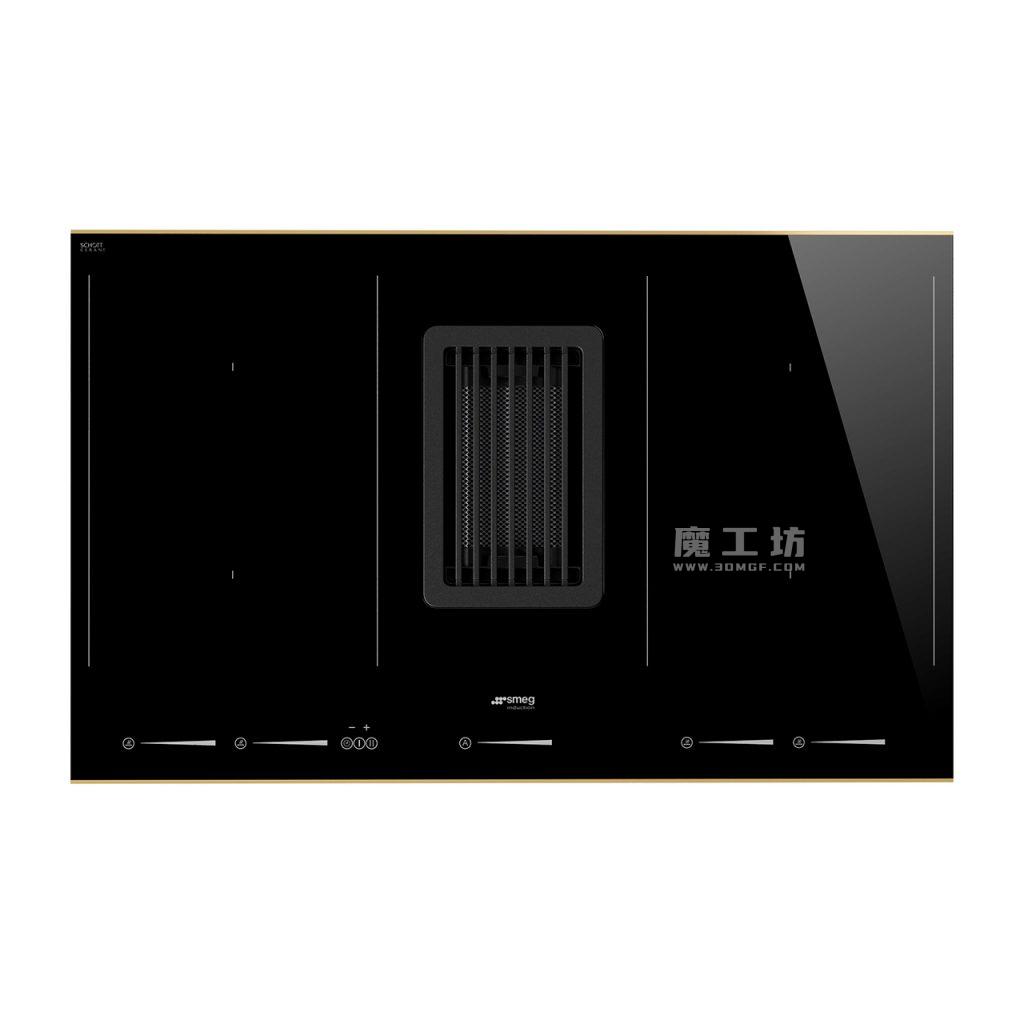 Smeg Dolce Stil Novo Induction Hob with Integrated Hood