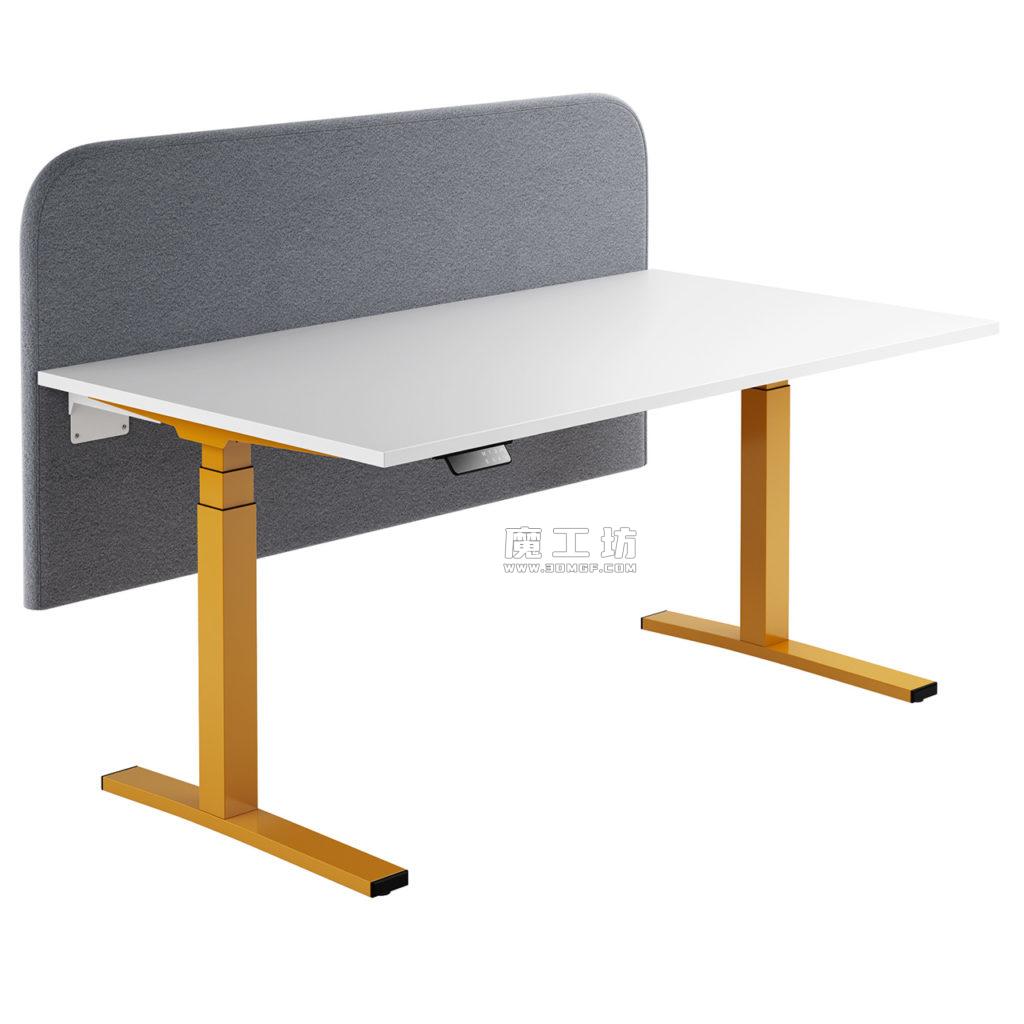 CL Ophelis Series Office Desk with Paravento Screen