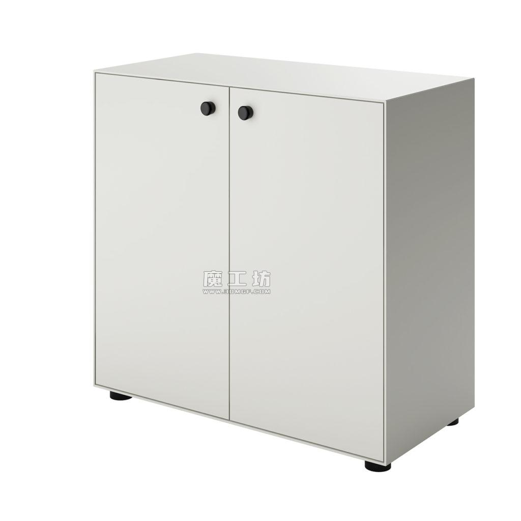 Piure Link Vitrine Storage with Doors