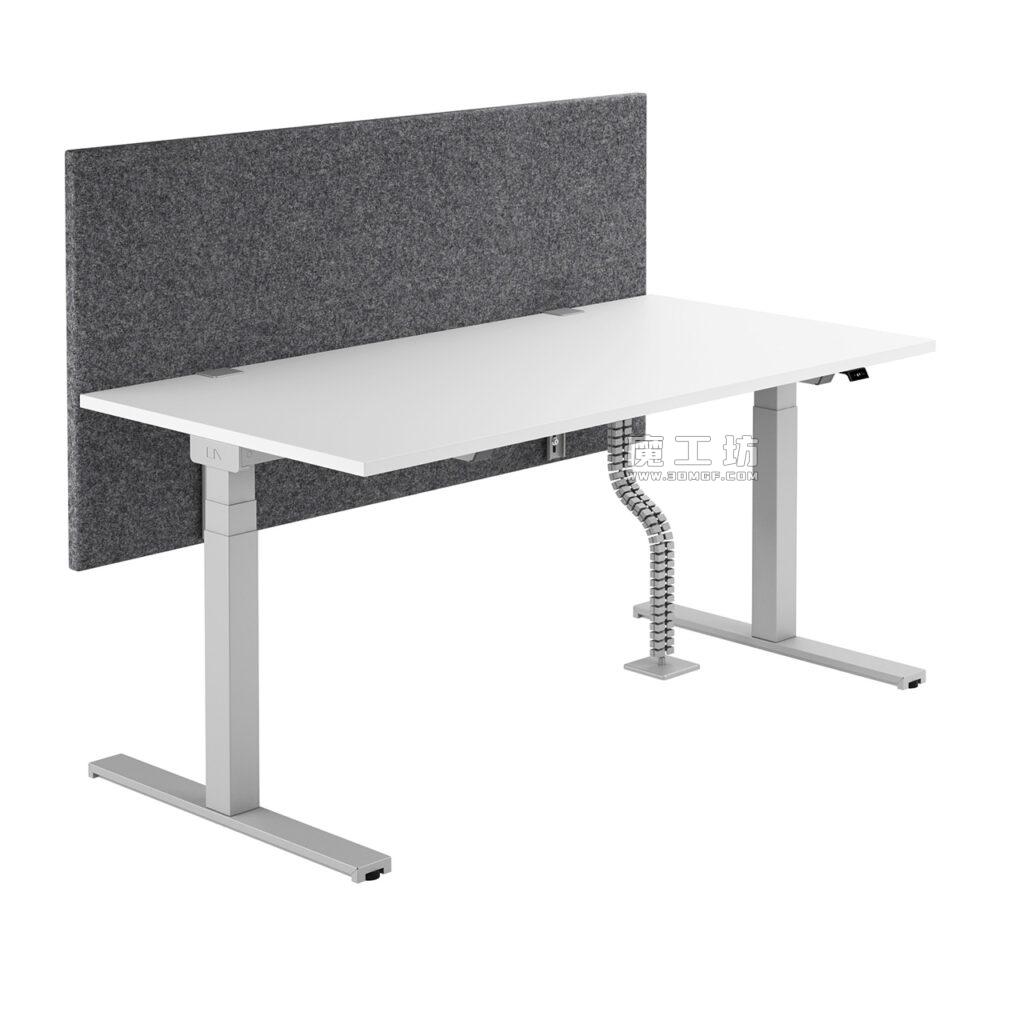 TALO. Konig+Neurath YOU Office Desk with Cable Chain