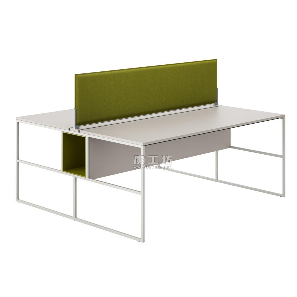 MDF Italia Venti Double Table System