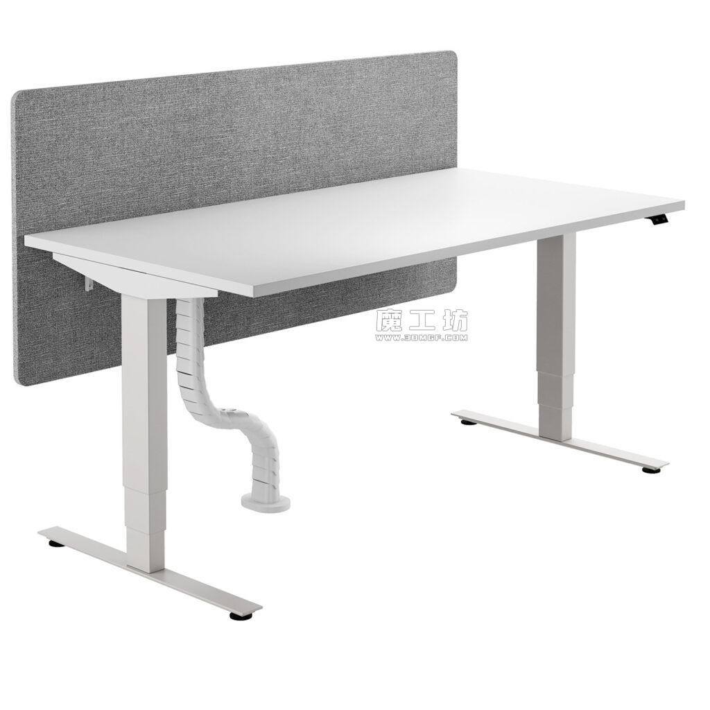 Nevi 坐站两用桌 配屏风 Herman Miller