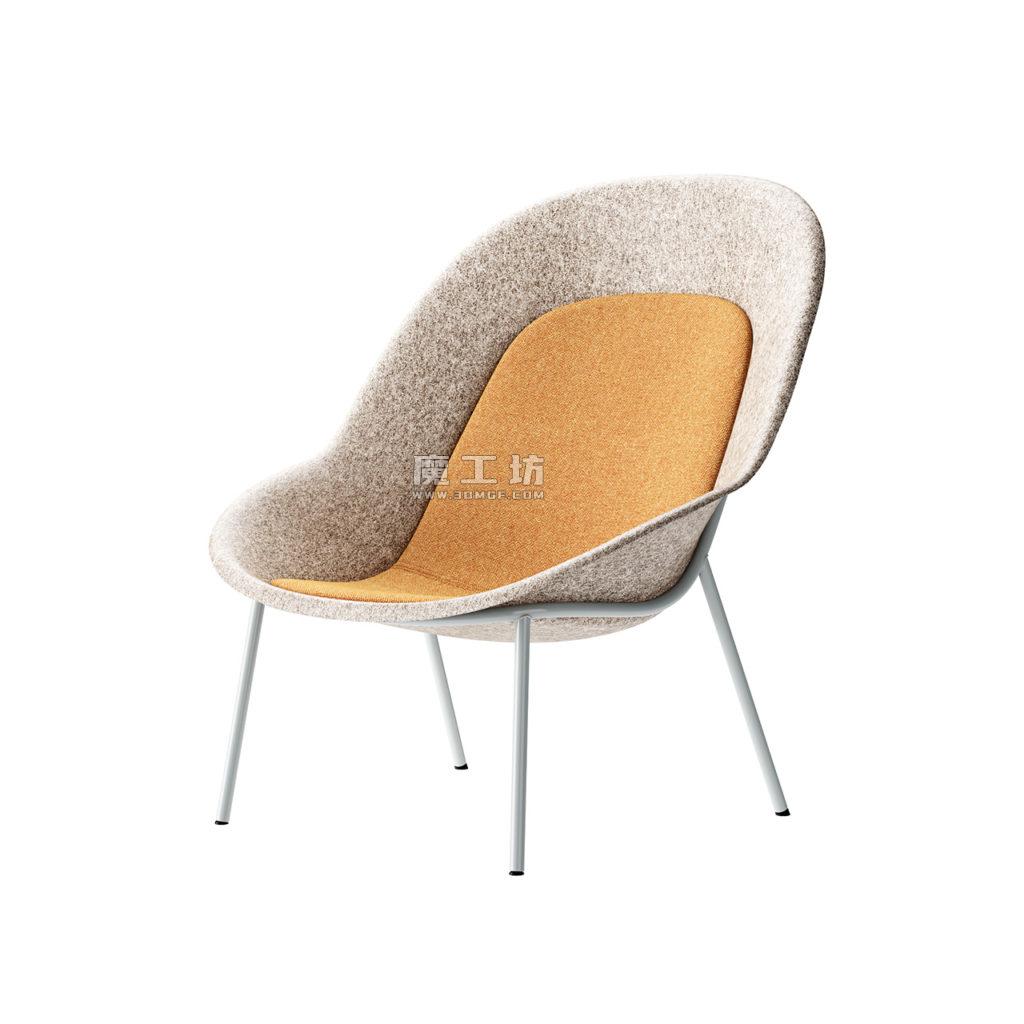 Nook PET毛毡 休闲椅 De Vorm