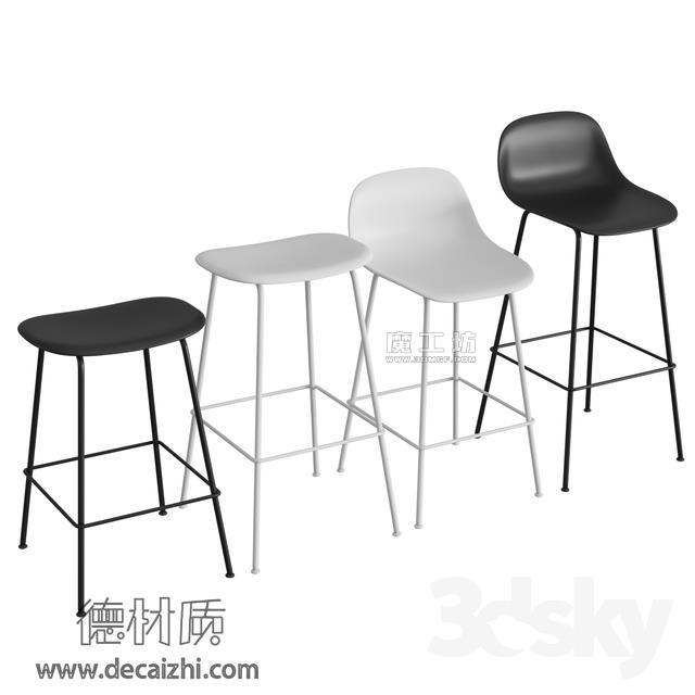 现代吧椅3D模型 现代吧椅3D模型