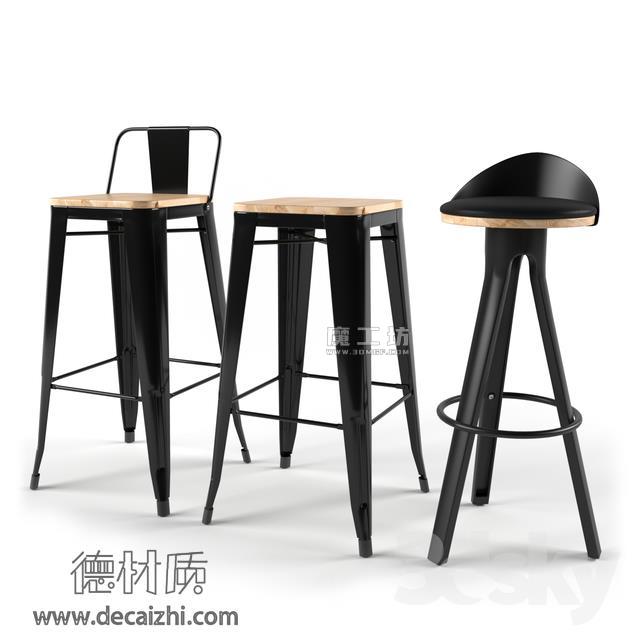 现代吧椅3D模型 现代吧椅3D模型