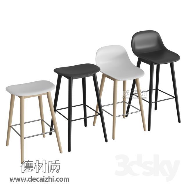 现代吧椅3D模型 现代吧椅3D模型