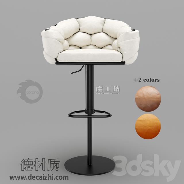 现代吧椅3D模型 现代吧椅3D模型