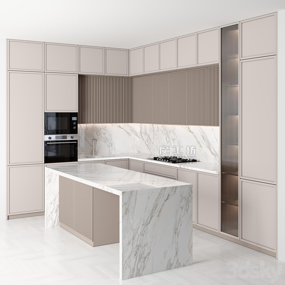 Kitchen90 Vray 2015 渲染器模型