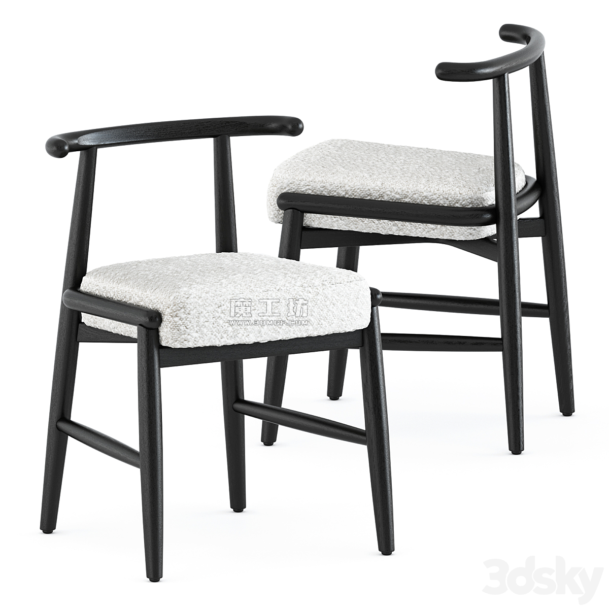 Emilia Chair Vray 3D模型