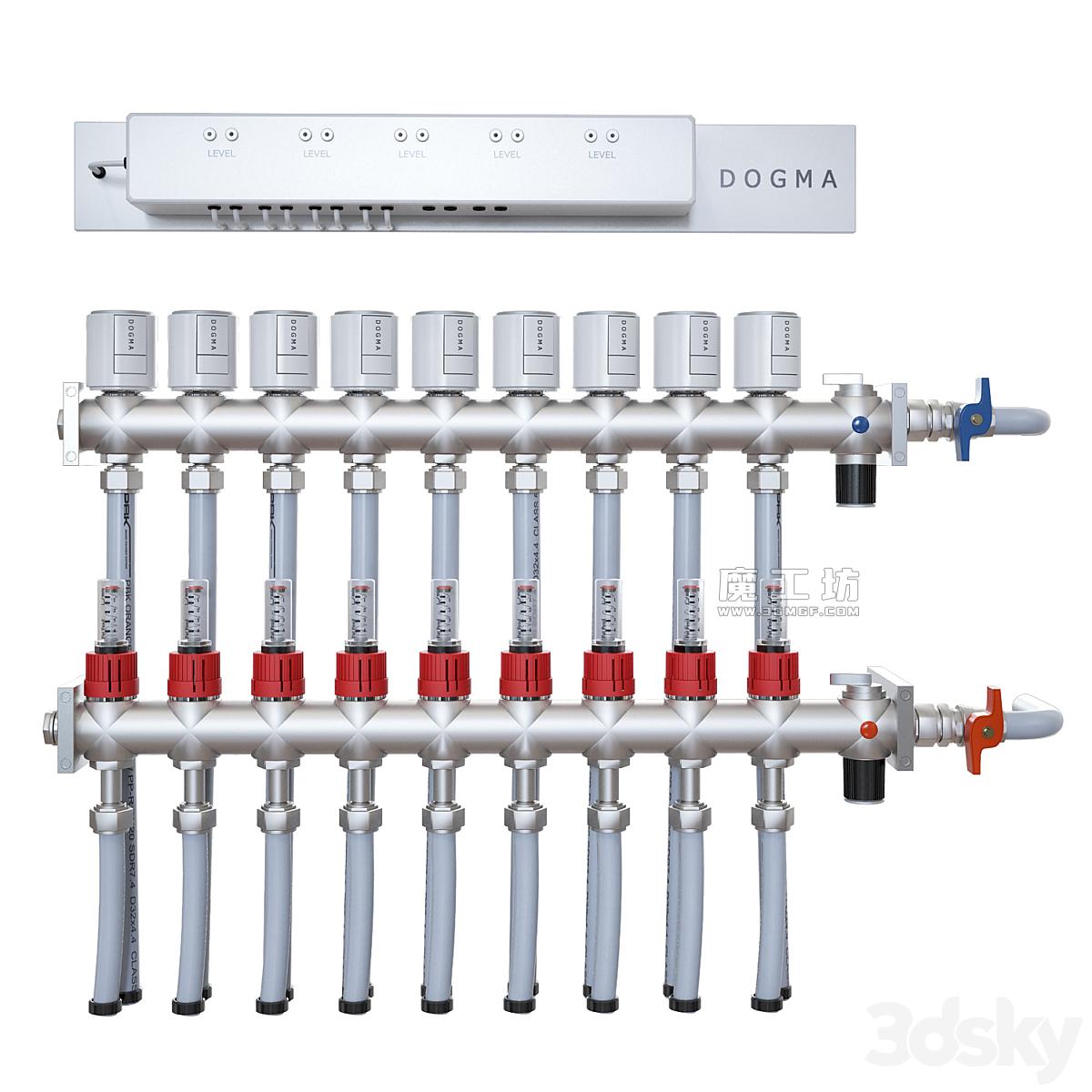 Heating System Smart Home Vray 3D模型