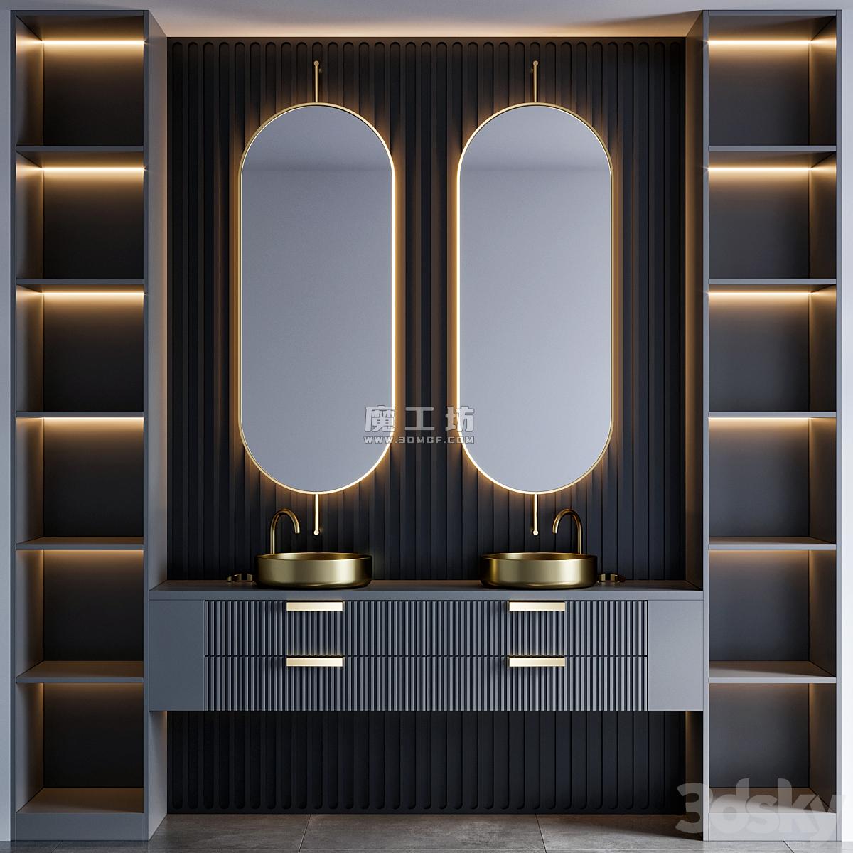 Bathroom Furniture 63 Vray 3D模型