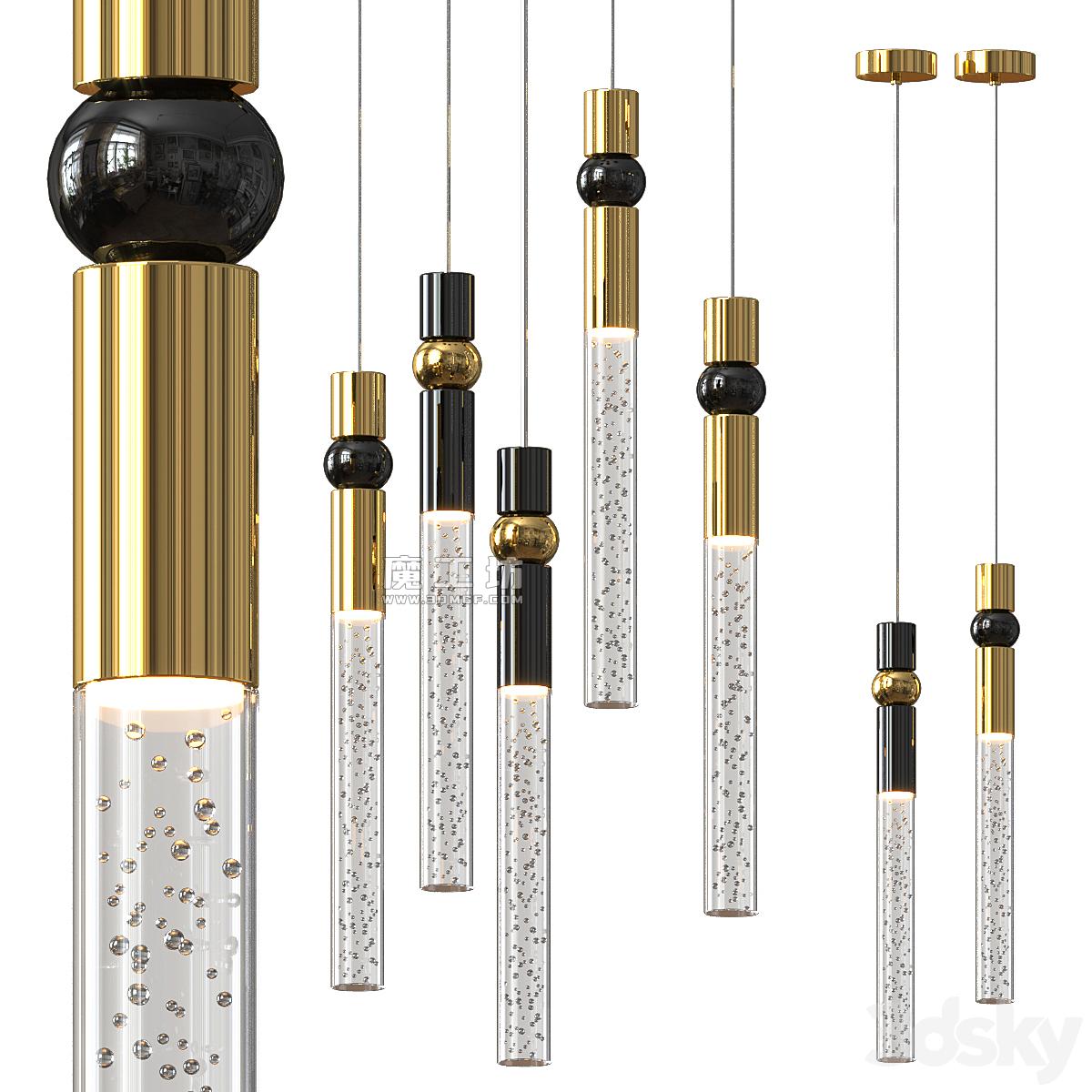 Spree Pendant Light 3D模型 Spree Pendant Light 3D模型