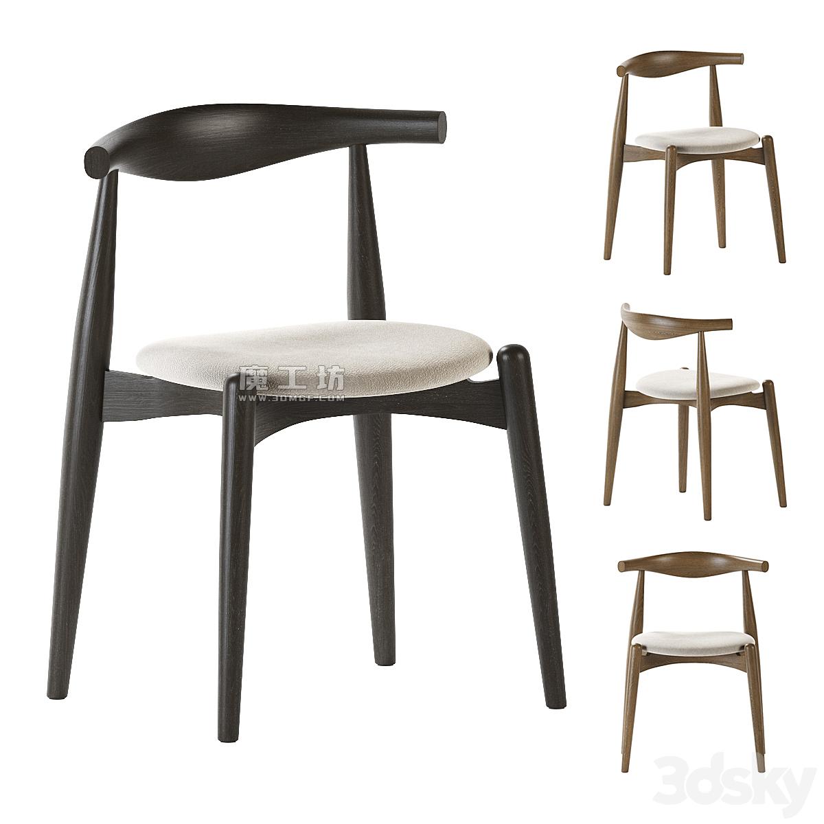 Elbow Dining Chair Carlhansen 2012 Vray 3D模型 Elbow Dining Chair Carlhansen 2012 Vray 3D模型