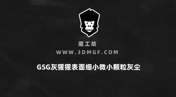 魔工坊-GSG灰猩猩表面细小微小颗粒灰尘