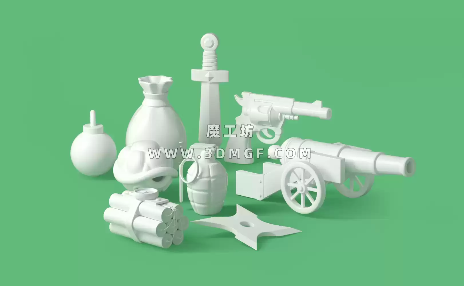 魔工坊-29款GSG武器模型