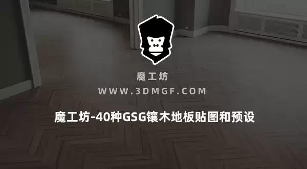 魔工坊-40种GSG镶木地板贴图和预设