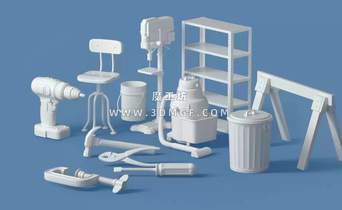 魔工坊-40款GSG工作坊工具模型