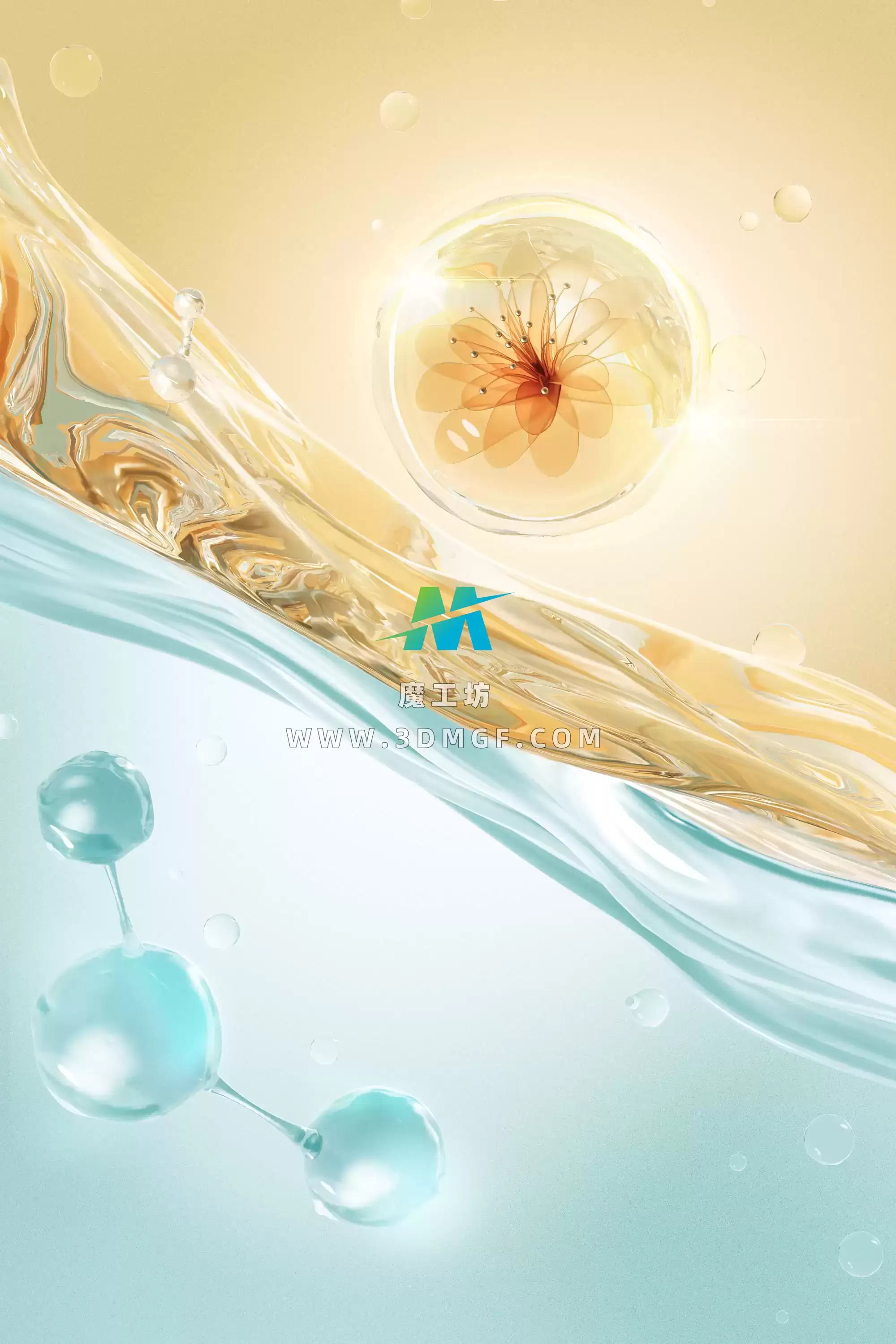 魔工坊-C4D细胞分子美妆工程13