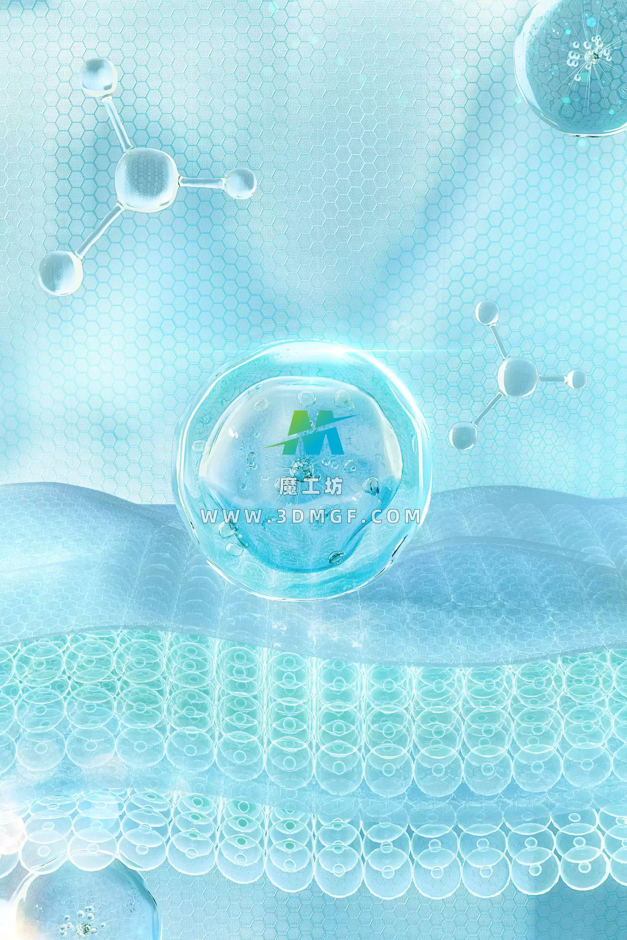 魔工坊-C4D细胞分子美妆工程9