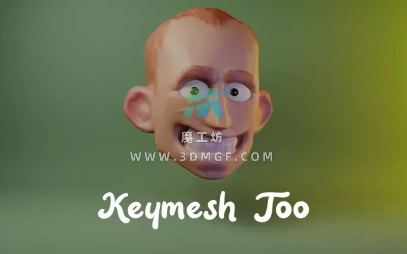 【Blender插件】Keymesh Too V2.3.1 定格动画制作控制